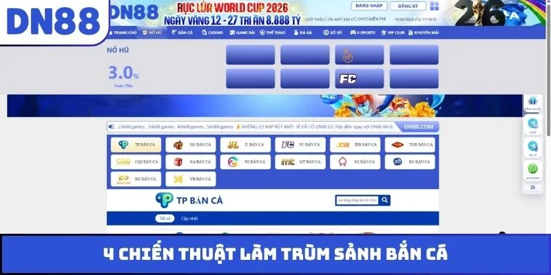 4 chiến thuật làm trùm sảnh bắn cá