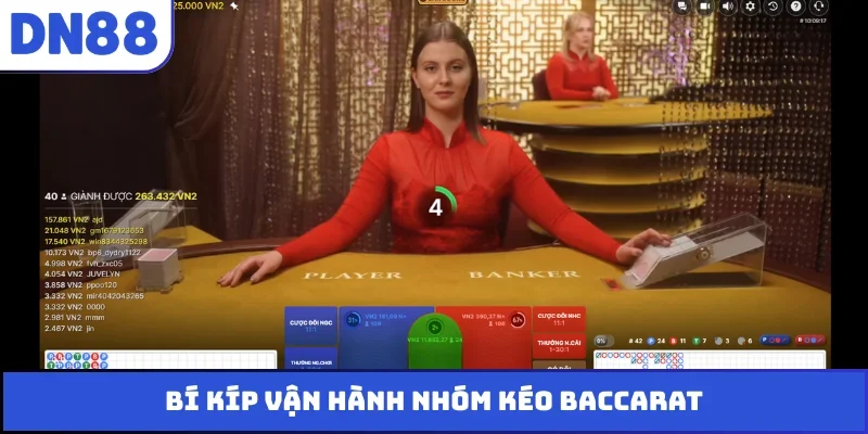 Bí kíp vận hành nhóm kéo baccarat
