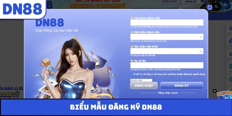 Biểu mẫu đăng ký DN88