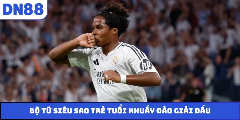 Bộ tứ siêu sao trẻ tuổi khuấy đảo giải đấu