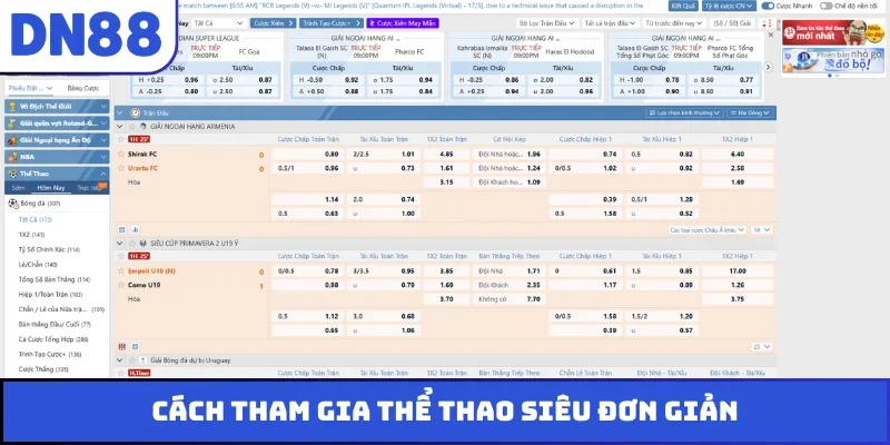 Cách tham gia thể thao siêu đơn giản