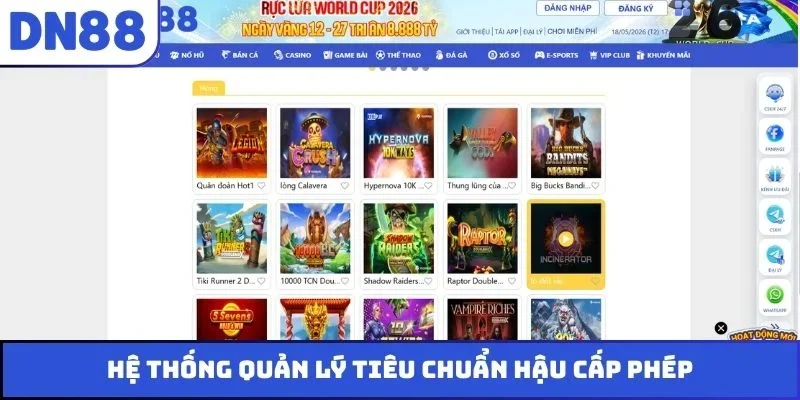 Hệ thống quản lý tiêu chuẩn hậu cấp phép