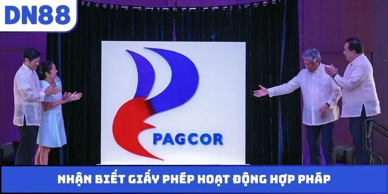 Nhận biết giấy phép hoạt động hợp pháp