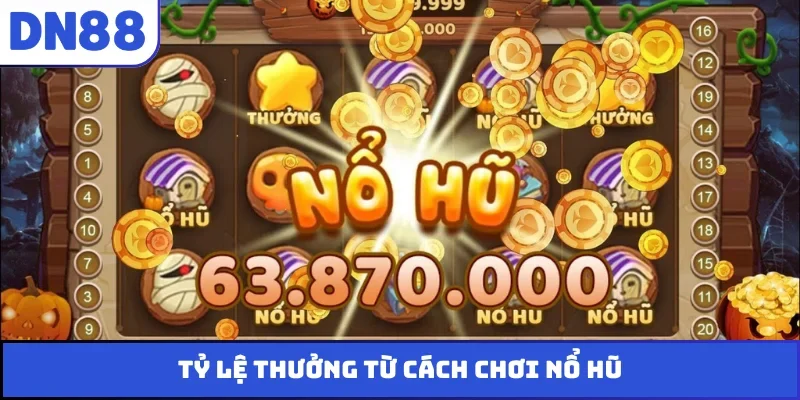 Tỷ lệ thưởng từ cách chơi nổ hũ
